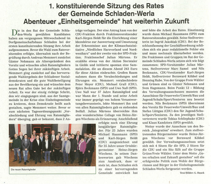 Bild vergrößern: 1. konstituierende Sitzung_Rat Schladen-Werla