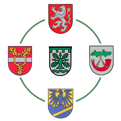 Bild vergrößern: Wappen Ortschaften