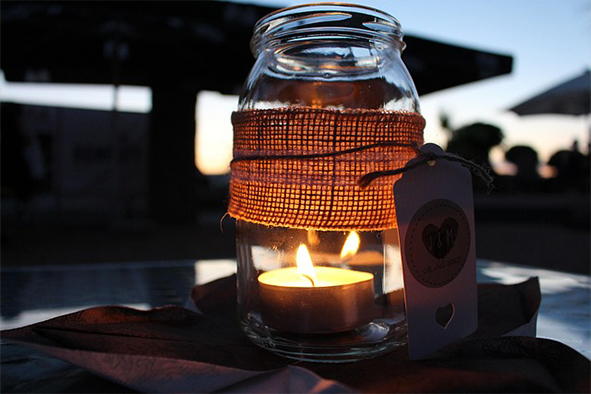 Windlichter basteln