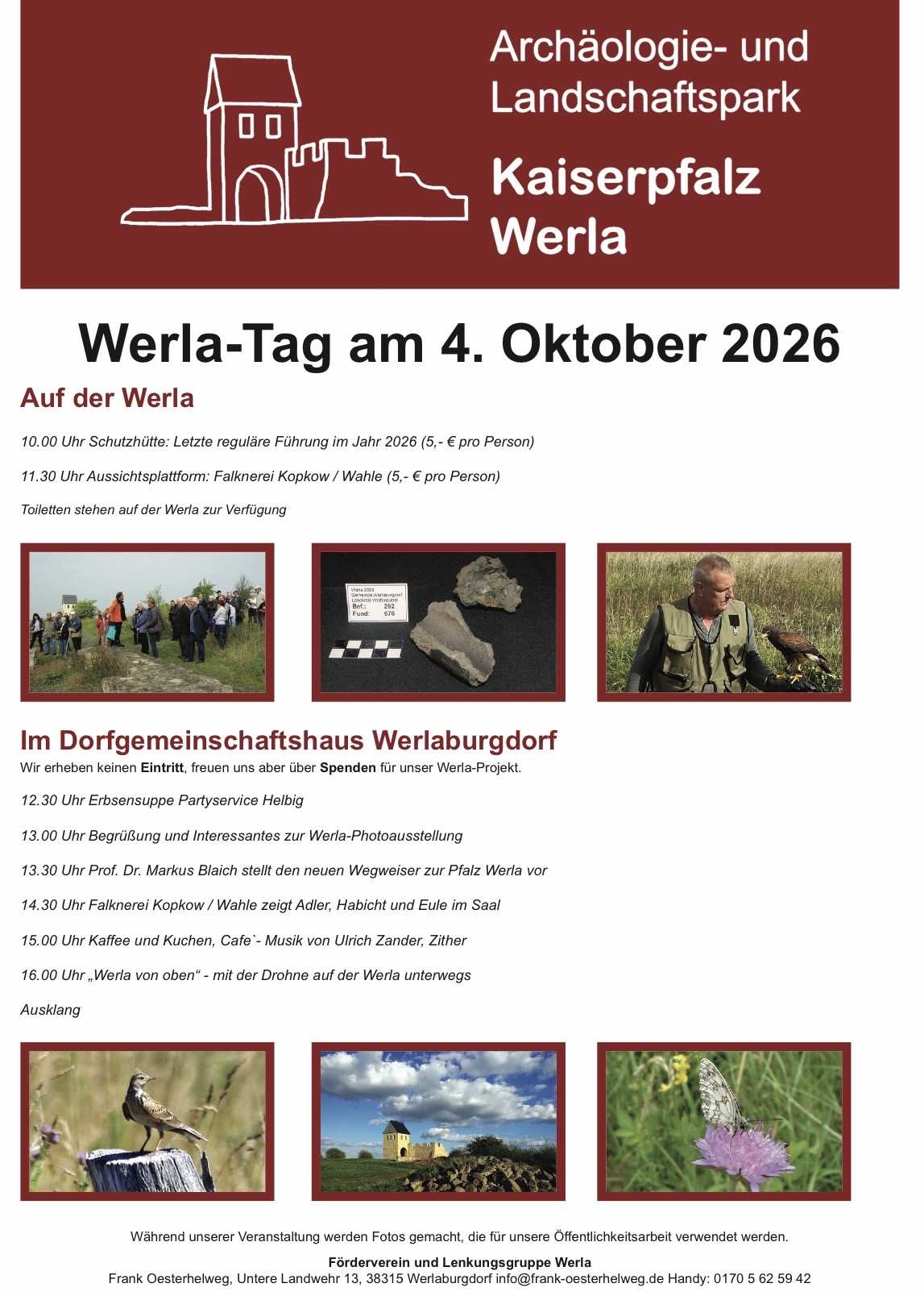 Bild vergr&ouml;&szlig;ern: Einladung Werla Tag