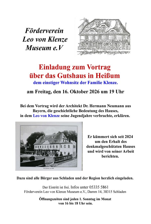 Bild vergr&ouml;&szlig;ern: Plakat - Hoffnung f&uuml;r das Hei&szlig;umer Gutshaus